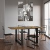 Rozkładany drewniany stół do jadalni 90x90-180cm Tecno Libra Oak Sprzedaż