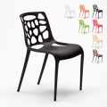 Krzesło ogrodowe polipropylenowe nowoczesny design Gelateria Connubia Promocja