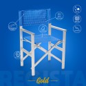 Przenośne składane krzesło plażowe z aluminium Regista Gold Sprzedaż