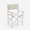 2 Przenośne składane krzesła plażowe z aluminium Regista Gold Sprzedaż