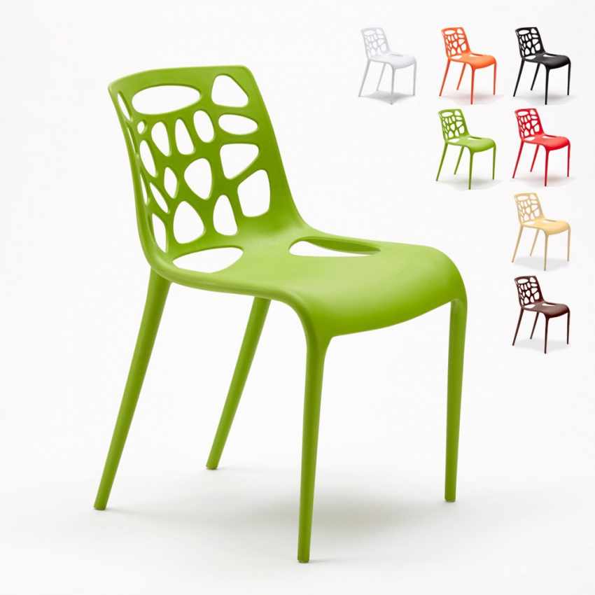 Krzesło ogrodowe polipropylenowe nowoczesny design Gelateria Connubia Katalog