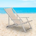 4 składane krzesła plażowe Riccione Gold Lux ​z podłokietnikami Sprzedaż