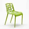 Krzesło ogrodowe polipropylenowe nowoczesny design Gelateria Connubia Wybór