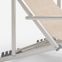 4 składane krzesła plażowe Riccione Gold Lux ​z podłokietnikami Stan Magazynowy