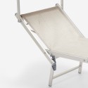 Łóżko plażowe, składany leżak z aluminium Gabicce Gold 