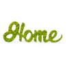 Napis roślinny ze stabilizowaną dekoracją z mchu porostowego Home Oferta