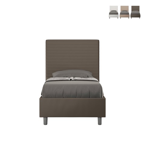 Łóżko jednoosobowe ze schowkiem 100x200 nowoczesna sypialnia Focus S2