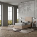 Łóżko jednoosobowe ze schowkiem 100x200 nowoczesna sypialnia Focus S2 