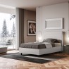 Łóżko ze schowkiem 120x200 z imitacji skóry Focus P1 