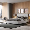 Łóżko podwójne 160x200 nowoczesne imitacja skóry Focus M1 Cechy