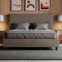 Podwójne łóżko ze schowkiem 170x190 nowoczesne imitacja skóry Focus M2 Stan Magazynowy