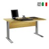 Dębowe biurko 150x80 cm, prostokątne Alfa Sprzedaż