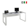 Białe biurko 170x80cm do biura lub gabinetu Ghost-Desk Sprzedaż
