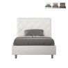 Łóżko dwuosobowe 140x200 ze schowkiem nowoczesny design Priya F Katalog